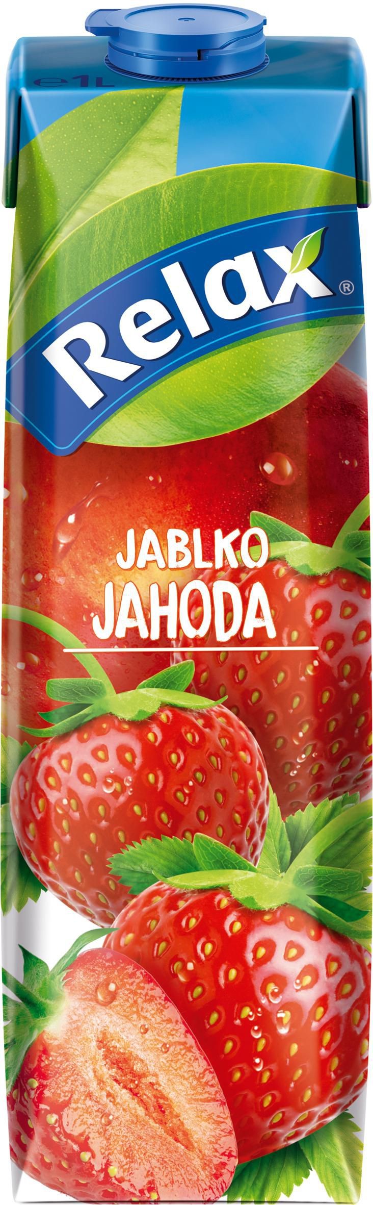 Relax JAHODA-jablko 1L TS