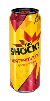 Big Shock! Watermelon energetický nápoj 0,5 l