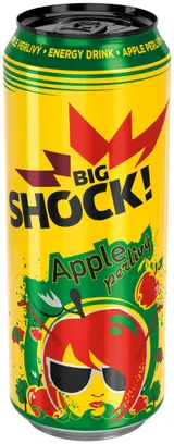 Big Shock! Energetický nápoj Apple 500ml plech