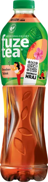 Fuzetea Black Ice Tea Peach Hibiscus 1,5 l
