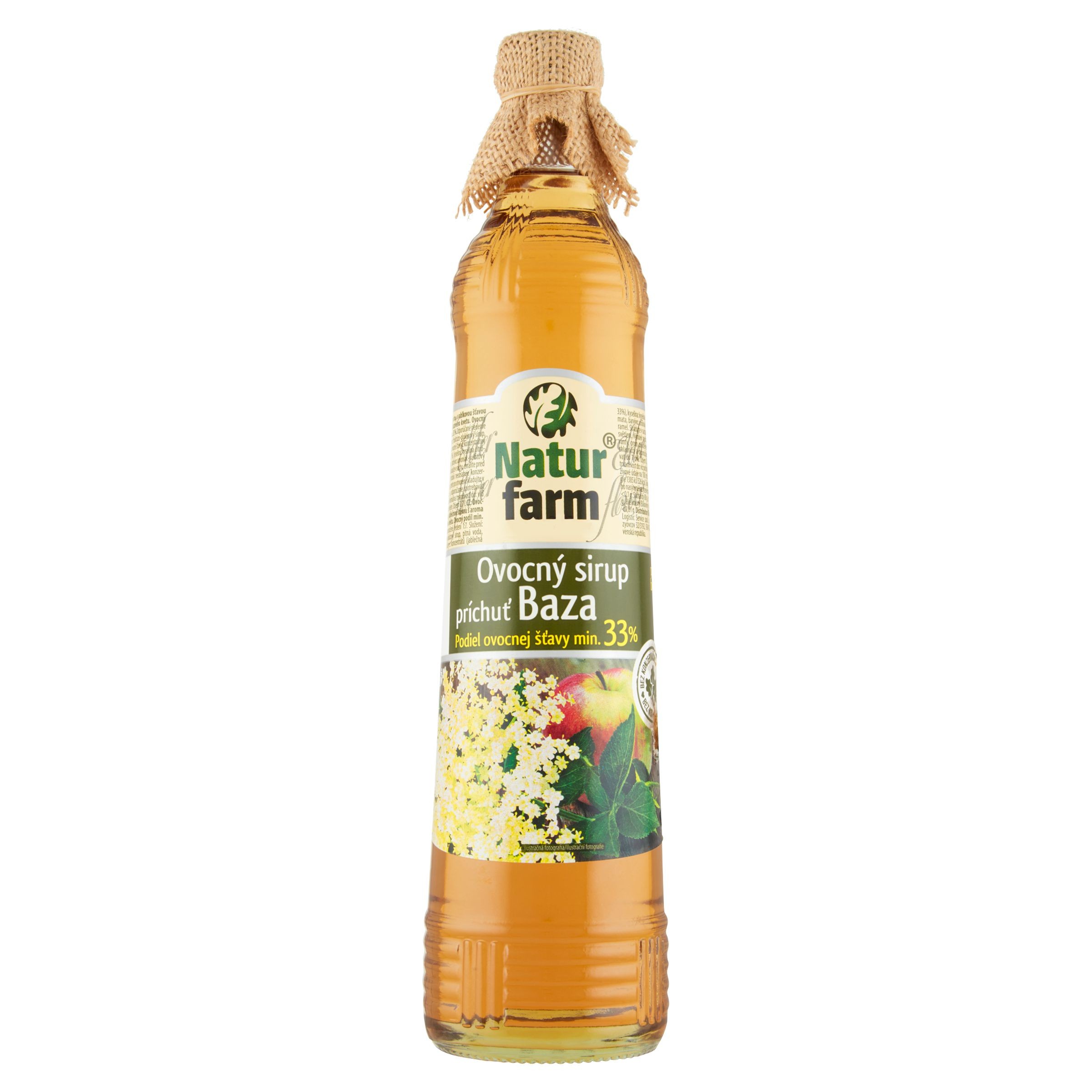 Natur Farm ovocný sirup s příchutí bezu 0,7 l