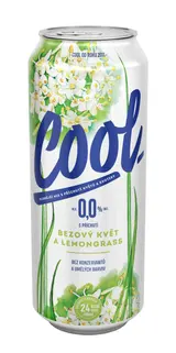 Cool S příchutí bezový květ & lemongrass nealko 0,5 l