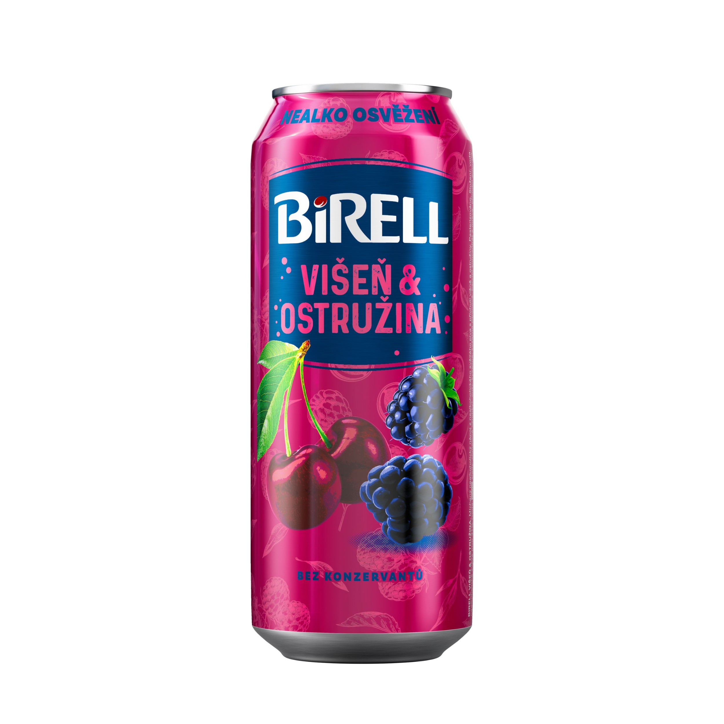 Birell Višeň & Ostružina 0,5l plech