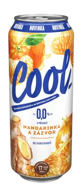 COOL 0,0% příchuť mandarinka se zázvorem