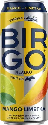 Birgo mango & limetka 0,5 l plech