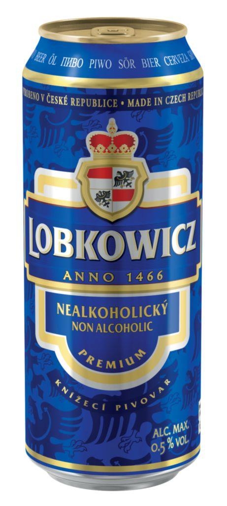 Lobkowicz Premium nealkoholický pivo 0,5 l