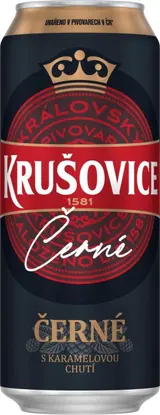 Krušovice Královské Černé pivo výčepní tmavé 0,5 l