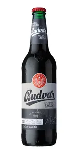 Budweiser Budvar Dark tmavý ležák lahev pivo 0,5 l