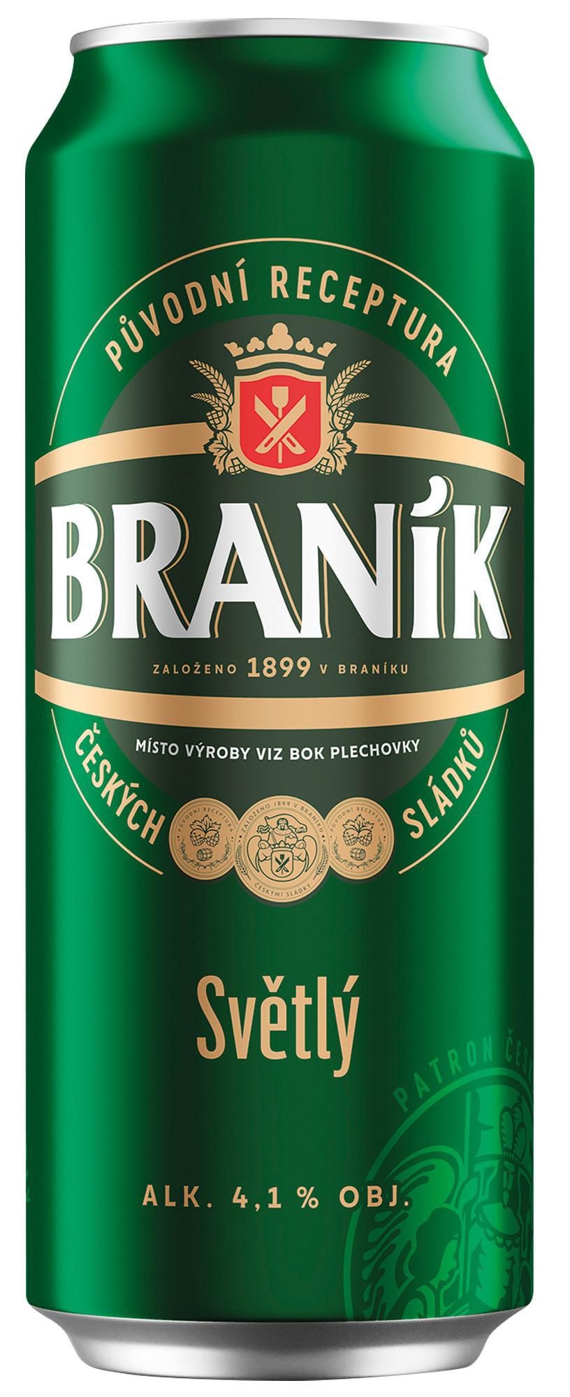 Braník Pivo výčepní světlé 0,5 l