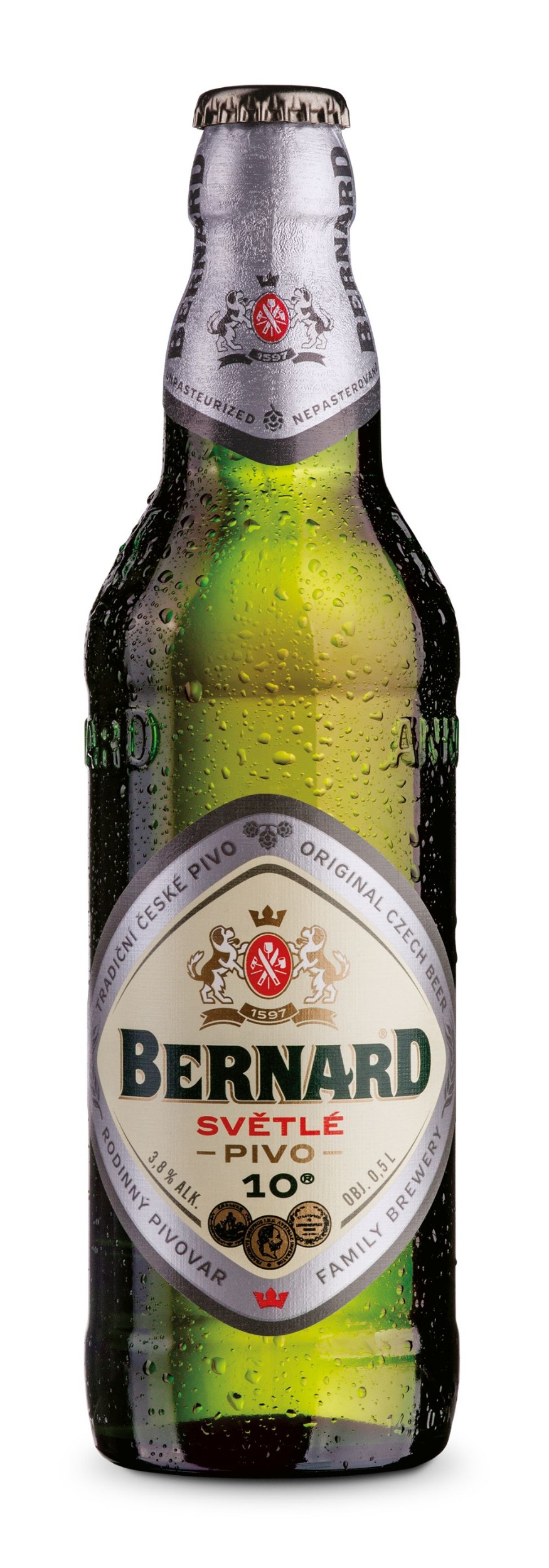 Bernard Světlé výčepní pivo 10° 0,5 l