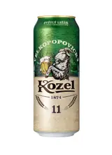 Velkopopovický Kozel 11° pivo ležák světlý plech 0,5 l