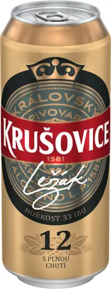 Krušovice 12° pivo ležák světlý 0,5 l