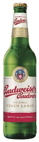 Budweiser Budvar Original světlý ležák pivo lahev 0,5 l