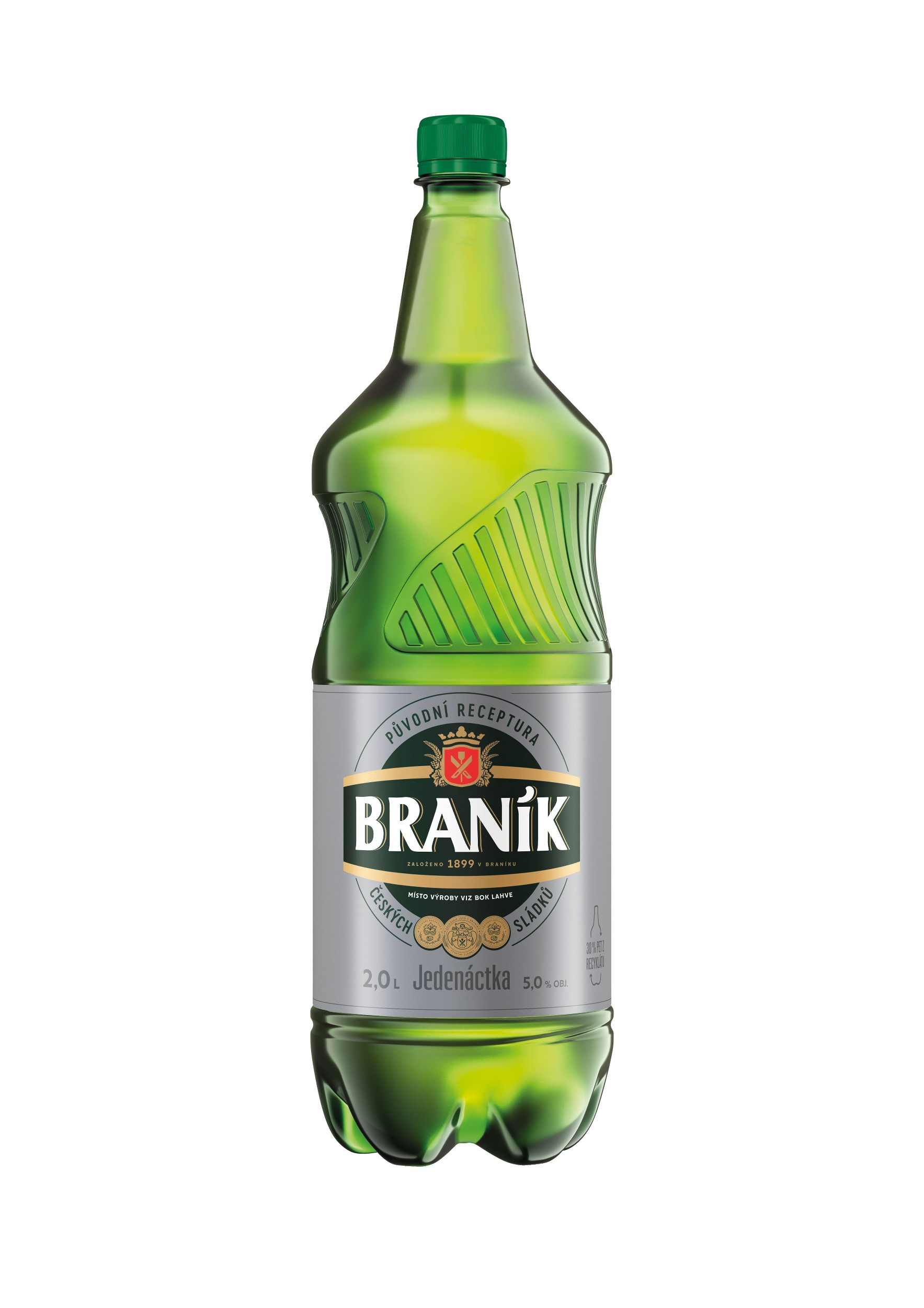 Braník Jedenáctka pivo ležák světlý 2,0 l