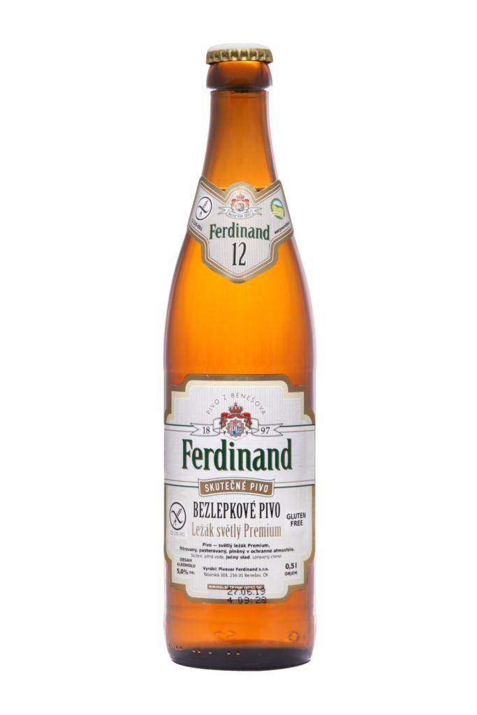 Ferdinand Světlý ležák premium bezlepkové 500 ml
