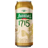 Lvivské pivo 1715 světlé 4,5% alk. plech 0,48 l