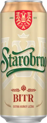 Starobrno BITR v plechu 0,5l