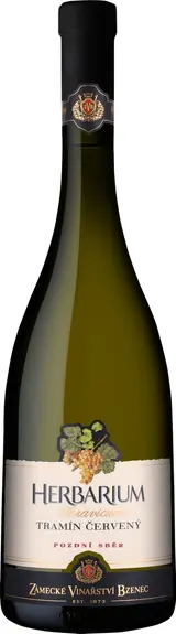 Zámecké Vinařství Herbarium Moravicum Tramín červený pozdní sběr 750 ml