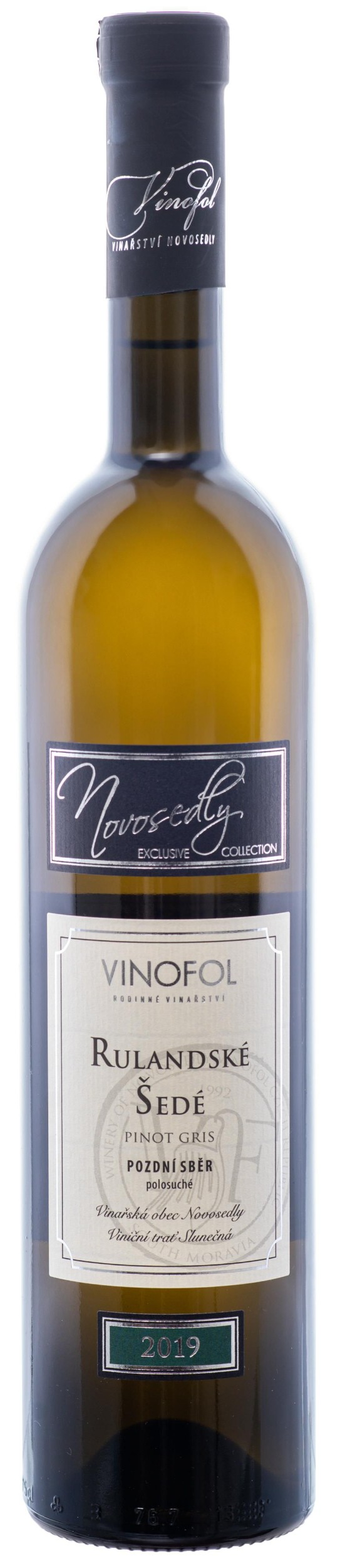 Vinofol Rulandské šedé pozdní sběr 0,75 l