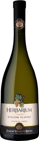 Zámecké Vinařství Herbarium Moravicum Ryzlink vlašský pozdní sběr 750 ml