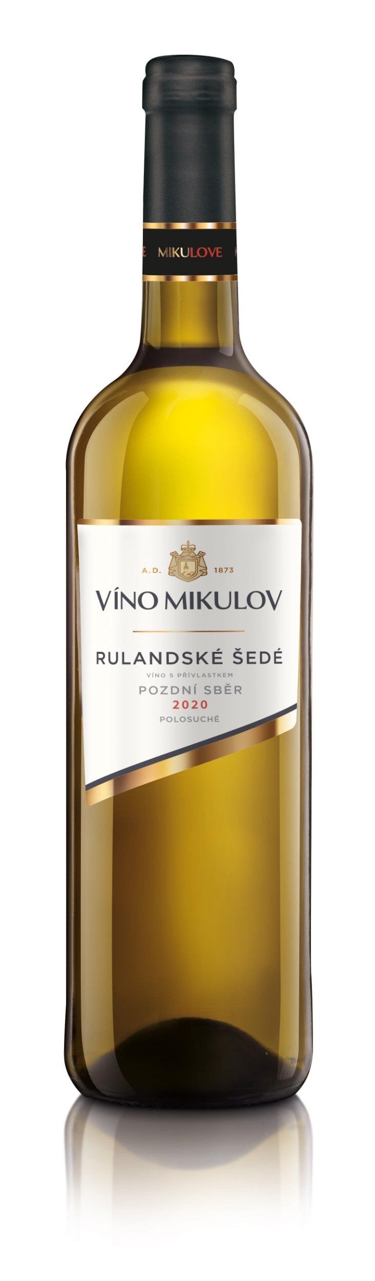 Víno Mikulov Rulandské šedé pozdní sběr 750 ml