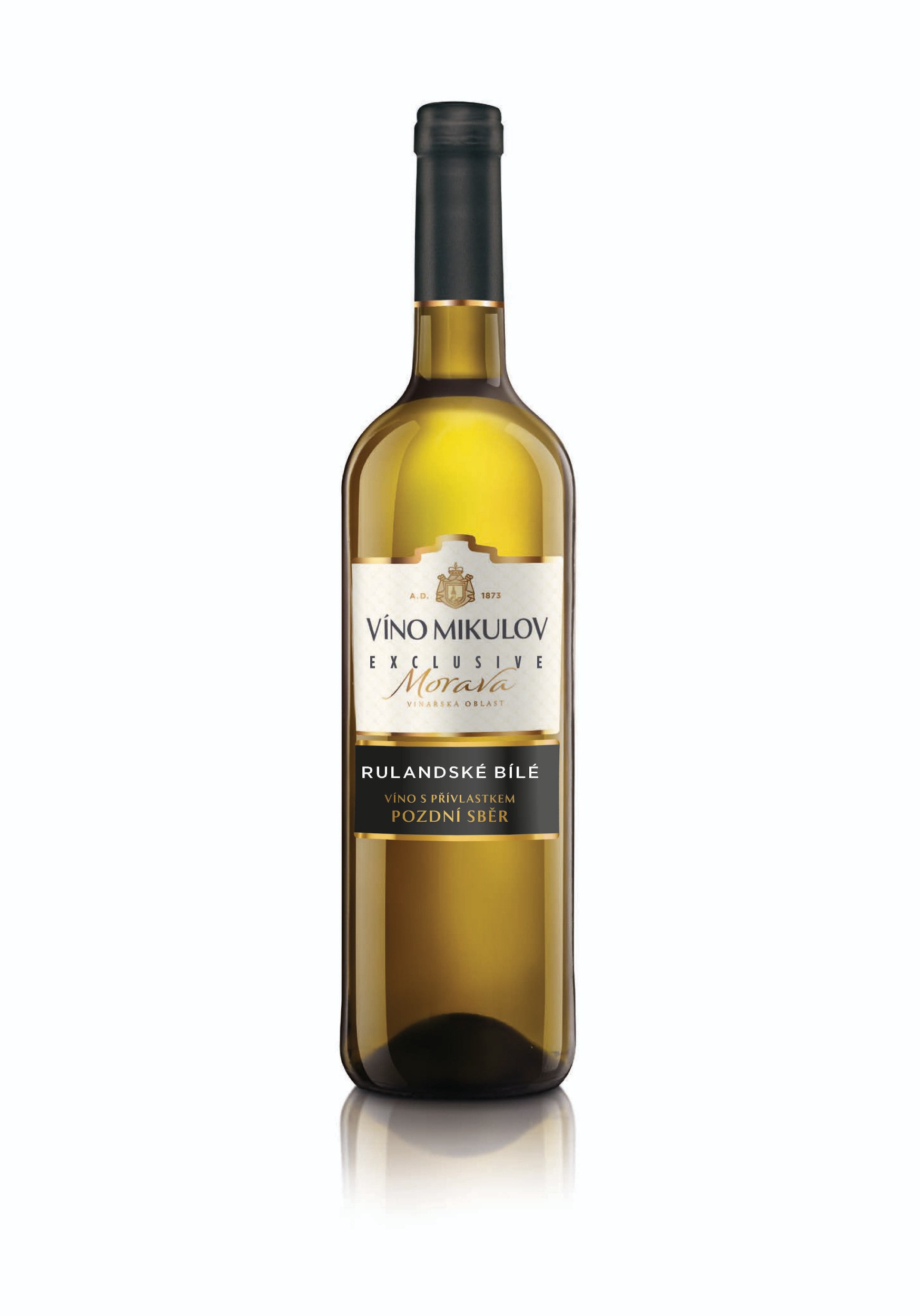 Víno Mikulov Exclusive Rulandské bílé pozdní sběr 0,75l