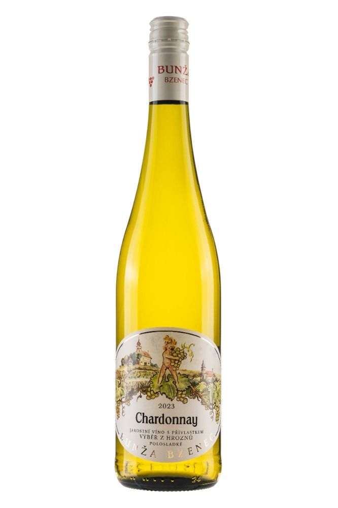 Chardonnay výběr z hroznů 2023 polosladké 0,75l