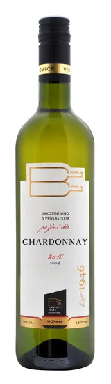 Vinařství Bílovice Chardonnay pozdní sběr 0,75l