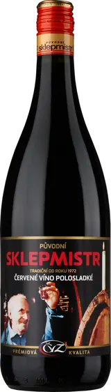 Původní Sklepmistr víno červené 1 l