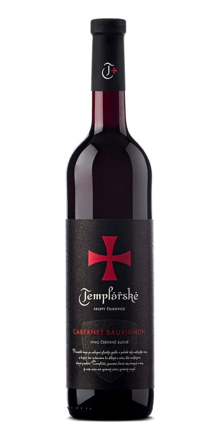 Templářské Sklepy Čejkovice Cabernet Sauvignon víno červené suché 0,75l