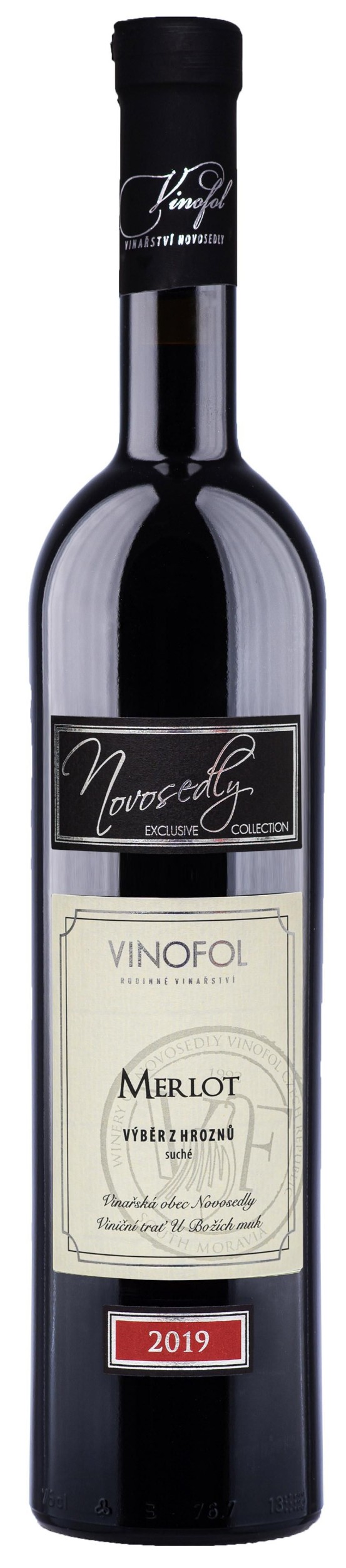 Vinofol Merlot výběr z hroznů 0,75 l