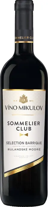 Víno Mikulov Sommelier Club Selection Barrique Rulandské modré 750 ml