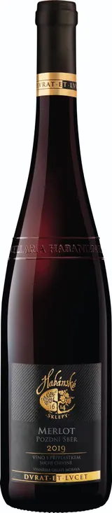 Habánské sklepy Merlot pozdní sběr 0,75l