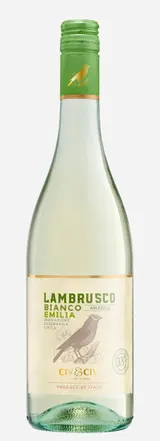 CIV&CIV Lambrusco Bianco amabile dell emilia 0,75 l