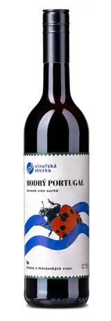 Vinařská Stezka Modrý Portugal jakostní 0,75l