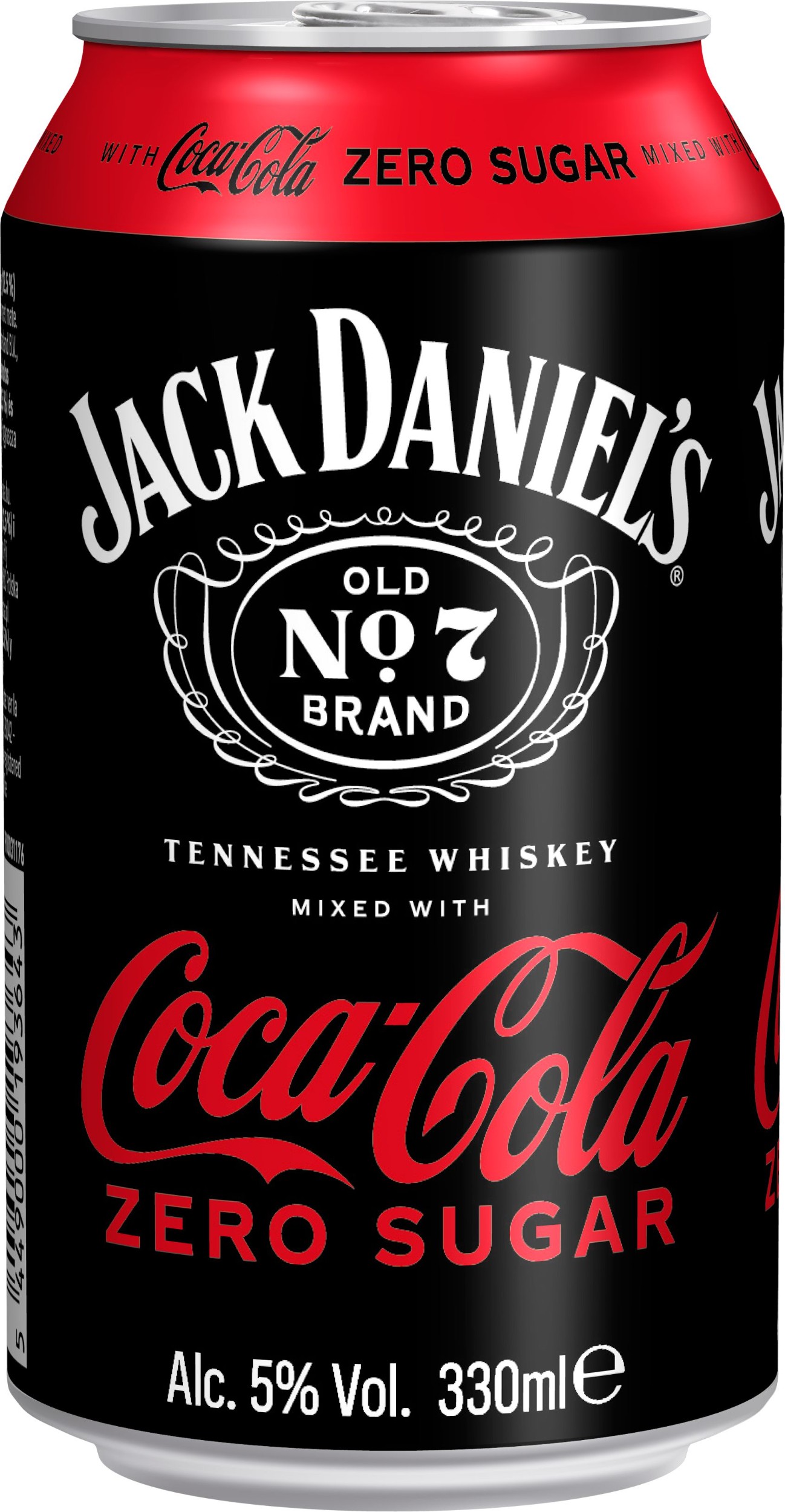 Jack Daniel's Tennessee Whiskey & Coca-Cola Zero alkoholický míchaný nápoj 330ml