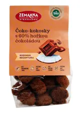 Biopekárna Zemanka BIO čoko-kokosky s kakaem 100 g
