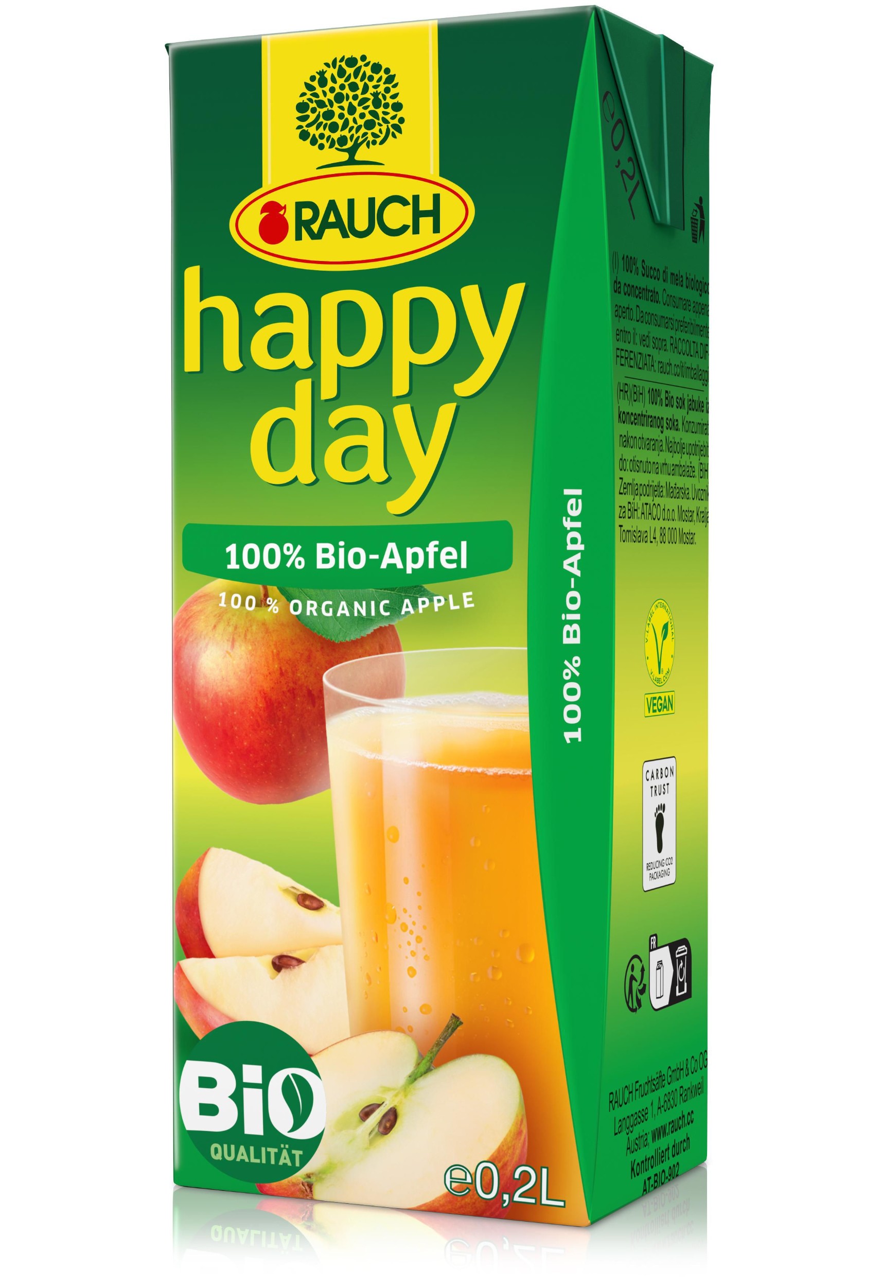 Rauch Happy Day Jablko BIO 0,2l