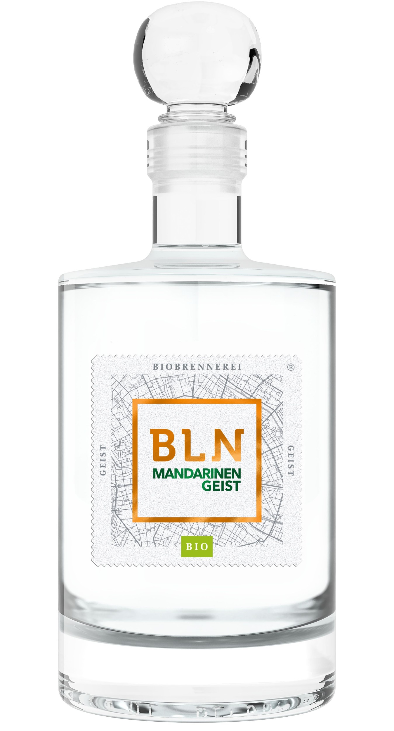 BLN Bio Mandarinengeist 40% 0,5L