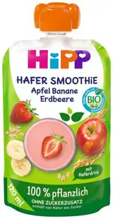 HiPP BIO Ovesné smoothie jablko, jahoda, banán 120 ml