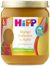 HiPP BIO Jablko, mango a jahody 160g