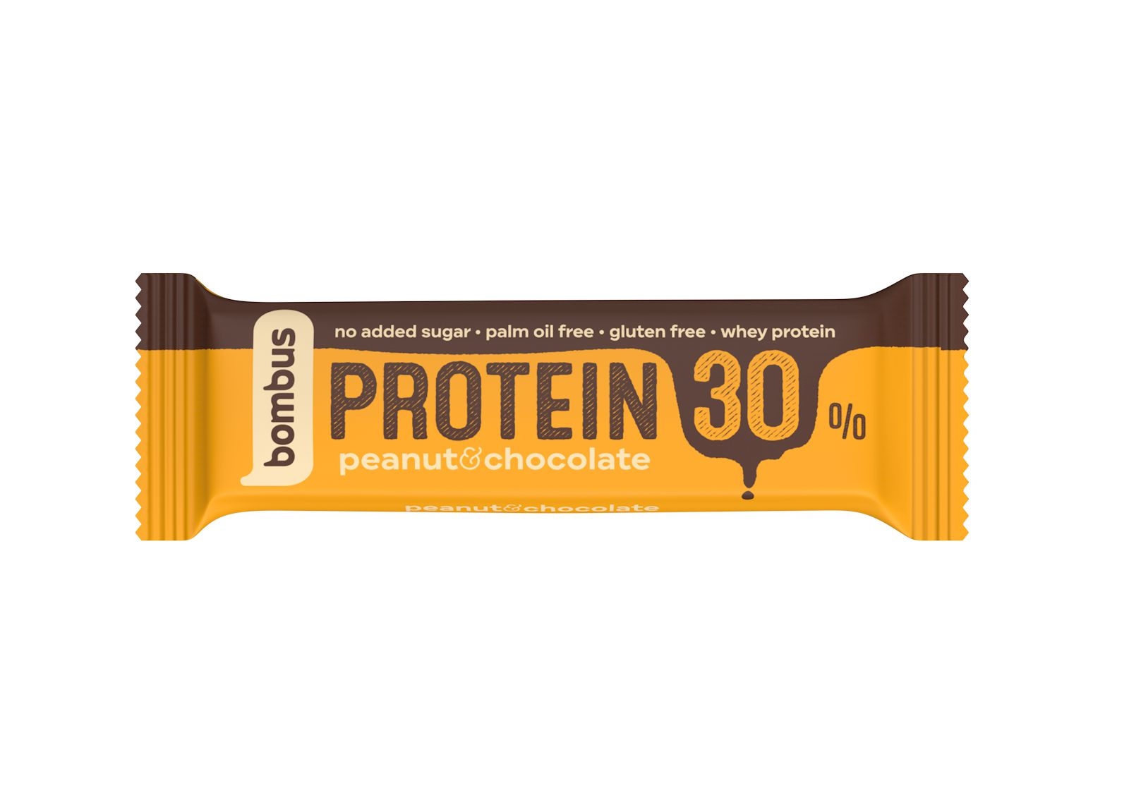 Bombus Protein 30% tyčinka Peanut & Chocolate 50g