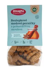 Biopekárna Zemanka Bezlepkové pohankové bio perníčky 100 g