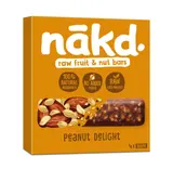 NAKD Peanut Delight Raw tyčinky s datlemi a s arašídy 4x35g