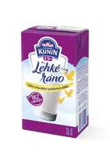 Kunín Lehké ráno Mléko UHT bez laktózy 1,5% 1L