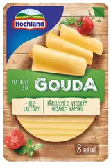 Hochland Gouda bez laktózy 48% plátky 135g