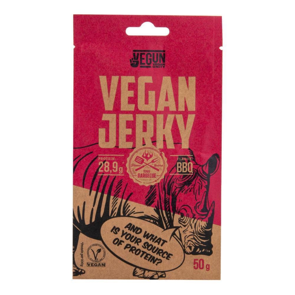 Vegun Vegan Jerky s příchutí BBQ 50 g