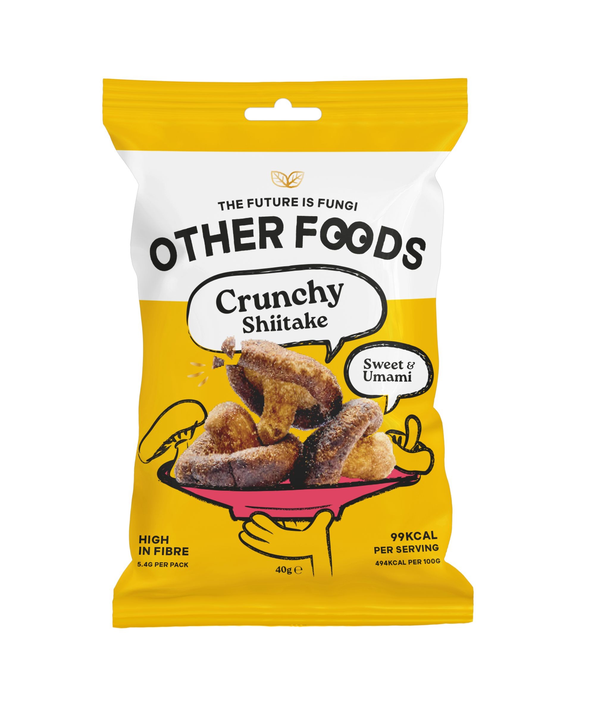 Other foods Křupavé shiitake houbové chipsy 40g