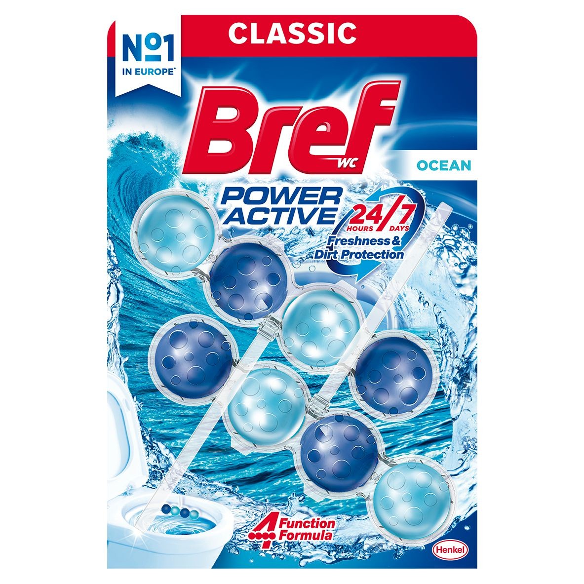 Bref Power Aktiv Ocean WC blok 2x50 g