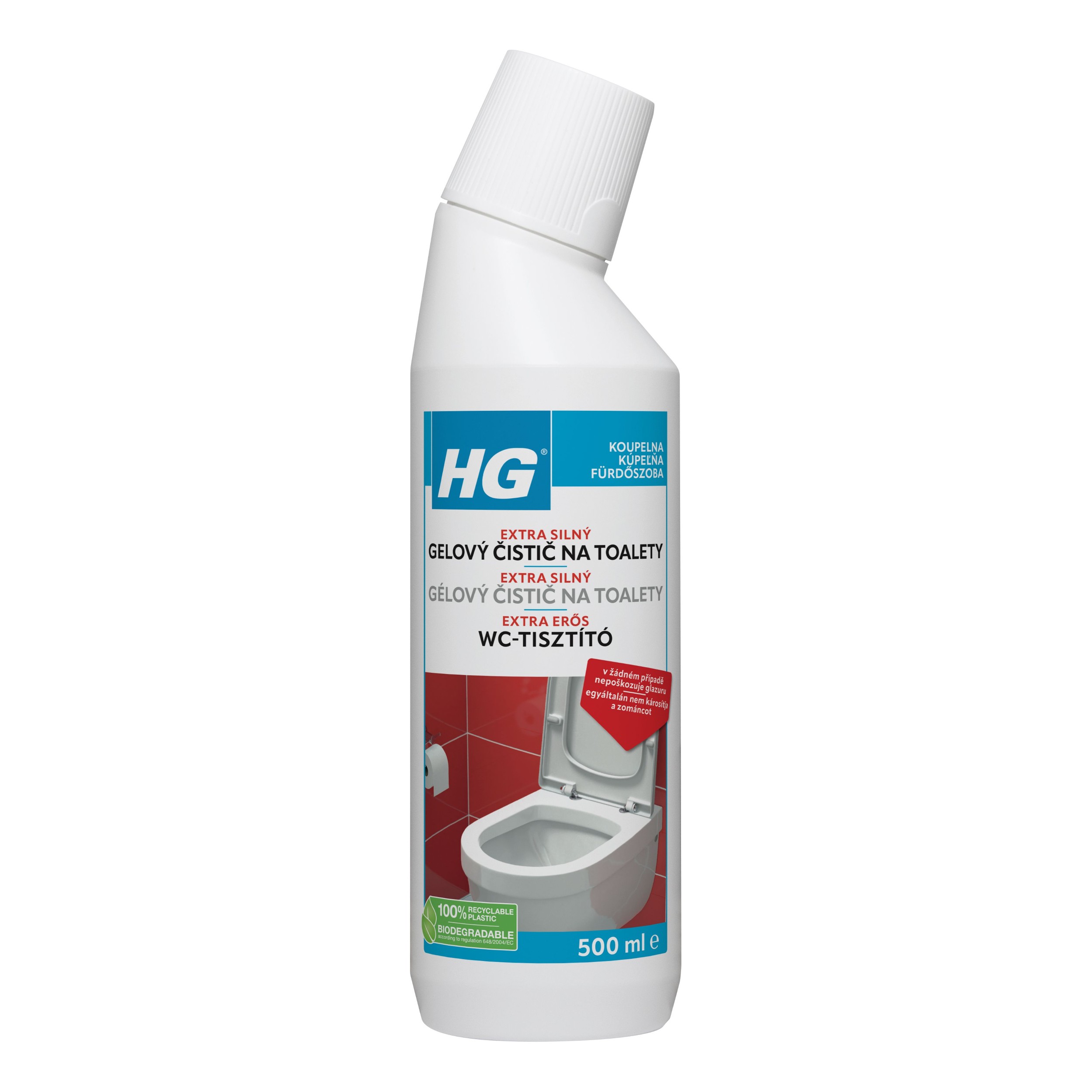 HG Extra silný čistič toalet 500 ml